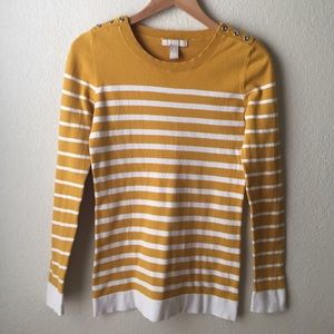Banana Republic Crew Neck Striped Sweater